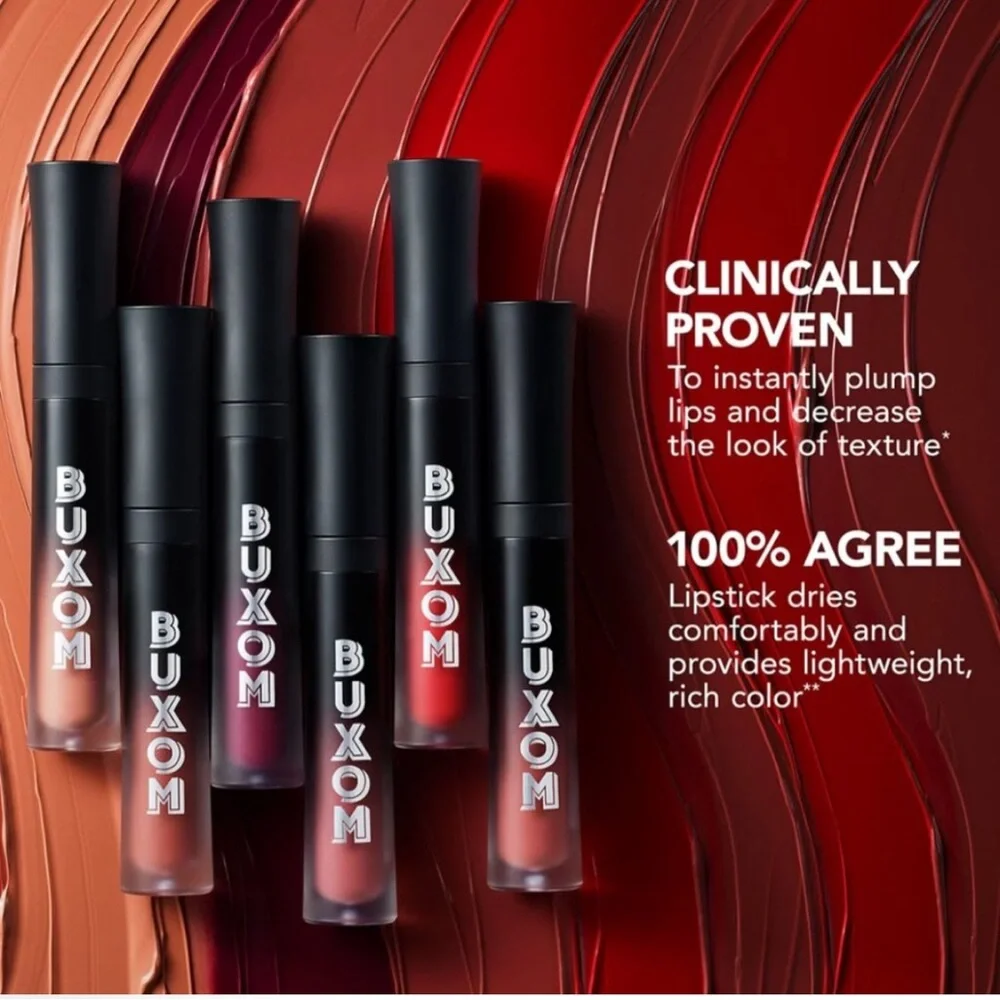 Buxom Full On Plumping Liquid Lipstick in Shade Angel Baby New in Box